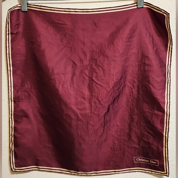 CHRISTIAN DIOR SILK SCARF - Picture 4 of 6
